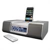 iHome iP9 Dual alarm Clock Radio for iPhone and iPod - Silver