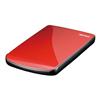 Buffalo Technology MiniStation Lite HD-PE320U2/RD - Hard drive - 320 GB - external - Hi-Speed USB - ruby red