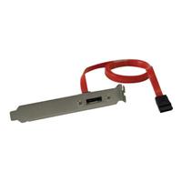 TrippLite SATA to eSATA Transition Cable - Serial ATA internal to external panel - 2 ft P952-002