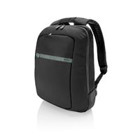 Belkin Larchmont Backpack - 15.6" Notebook carrying backpack - Pitch black with Soft Gray accents F8N116-KSG