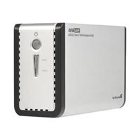 Startech 3.5in Silver eSATA USB Dual SATA External Hard Drive Enclosure w/ RAID - Hard drive array - 2 bays ( SATA-300 ) - Hi-Speed USB, Serial ATA-300 (external)