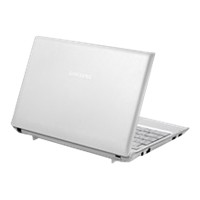 Samsung N120 12GW - Atom N270 / 1.6 GHz - RAM 1 GB - HDD 160 GB - GMA 950 Dynamic Video Memory Technology 3.0 - WLAN : 802.11b/g, Bluetooth 2.0 EDR - Win XP Home SP3 - 10.1" Widescreen TFT 1024 x 600 ( WSVGA ) - camera