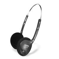 Coby CV-H47 Lightweight Stereo Headphones - Black