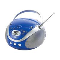 Coby CX-CD241 - Boombox - radio / CD - blue