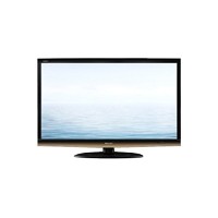 Sharp LC 46E77UN - 46" Aquos LCD TV - 120Hz - widescreen - 1080p (FullHD) - high-gloss black with gold accent