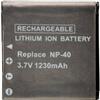 Ampergen Ultralast Battery for Casi NP-40 UL-CNP40
