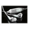 Level Mount White Earbuds with White LED Lights