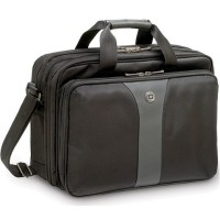 Wenger 15.6" Legacy Checkpoint Friendly Double Gusset Computer Case - Black