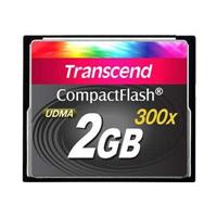 Transcend flash memory card - 2 GB - CompactFlash TS2GCF300