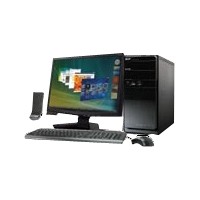 Acer Aspire M3800-U3802A - Tower - 1 x P E5200 / 2.5 GHz - RAM 4 GB - HDD 1 x 640 GB - DVD±RW / DVD-RAM - GMA X4500 Dynamic Video Memory Technology 5.0 - Mdm - Gigabit Ethernet - Vista Home Premium 64-bit - Monitor : none