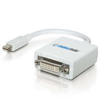 Cables To Go 8.5in Mac-Compatible Mini DisplayPort Male to DVI-D Female Adapter Cable