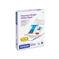 Epson Premium Bright White Paper, 8.5" x 11", 500 Sheets