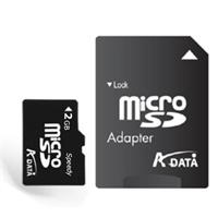 A-DATA Technology 2GB Speedy microSD Retail Memory Card + Adapter