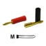 Cables To Go CABLES TO GO 4PK SCREW-ON SPEAKER BANAN