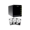 Data Robotics Drobo S - Hard drive array - 4.5 TB - 5 bays ( SATA-300 ) - 3 x HD 1.5 TB - FireWire 800, Hi-Speed USB, Serial ATA-300 (external)