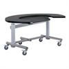 Anthro Corp Elevate Wrap Electric Lift Table - Black Metal - Black Laminate