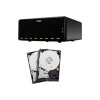 Data Robotics DroboElite 4TB Bundle - Includes (1) DroboElite and (2) 2TB Western Digital Caviar Green hard drives, 8-bay storage array, interface (Dual iSCSI)