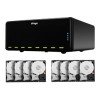 Data Robotics DroboElite 16TB Bundle - Includes (1) DroboElite and (8) 2TB Western Digital Caviar Green hard drives, 8-Bay storage array, interface (Dual iSCSI)