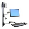 Ergotron LX Wall Mount System - Up to 24" Screens