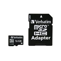 Verbatim flash memory card - 16 GB - microSDHC