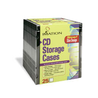 Imation Slim Design Black CD Media Storage Case