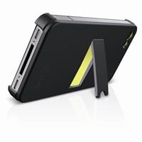MacAlly Peripherals KickStandP4 Snap-On Case with Stand for iPhone 4 - Black