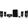 Cyber Acoustics 5 Piece Flat Panel Design Subwoofer & Satellite Speaker System Desktop Control Pod