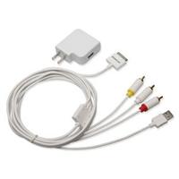 Iogear Composite AV Cable with Charge and Sync for iPhone / iPod