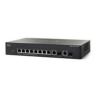 Cisco SG300-10P 8 10/100/1000 PoE Ports - 2 Combo mini-GBIC Ports