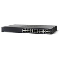 Cisco Small Business 300 Series Managed Switch SF300-24P - switch - 24 ports - managed - desktop, rack-mountable SRW224G4P-K9-NA