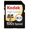 Lexar Media Kodak High-Speed - flash memory card - 8 GB - SDHC KSD8GBHSBNA100