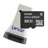 Lexar Media High Speed flash memory card - 32 GB - microSDHC LSDMI32GBSBNAR