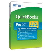 Intuit QuickBooks Pro 3-User 2011 - Small package