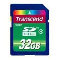 Transcend 32GB &nbsp;Flash Memory Card - Class 4 - SDHC