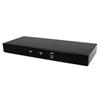Startech 2 Port Quad Monitor Dual-Link DVI USB KVM Switch with Audio & Hub - KVM / audio / USB switch - 2 ports - desktop SV231QDVIUA