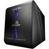 ioSafe SoloPRO 2 TB USB 2.0/eSATA Fireproof and Waterproof External Hard Drive with 1 Year Data Recovery Service SH2000GB1YR (Black)