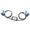 Aten Technology KVM / Audio Switch - PS/2 - 2 x KVM / audio - 1 Local User - Desktop