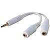 Belkin Mini Stereo Y 2F to 1M 6" cable