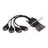 Syba Multimedia SD-PEX15011 - serial adapter - 4 ports
