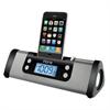 iHome Portable Alarm Clock Stereo Speaker System for iPhone or iPod IP16GVC
