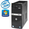 HP 500B - Micro tower - 1 x P E5800 / 3.2 GHz - RAM 2 GB - HDD 1 x 500 GB - DVD - GMA X4500 - Windows 7 Pro - Monitor : none - Smart Buy XZ858UT#ABA