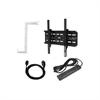 Level Mount Level Mount Tilt Mount Bundle LM55HDPS - mounting kit - with HDMI cable (3m) and 6 plug power surge