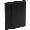 Targus Zierra Leather Portfolio for iPad 1 & 2 - Black/Burgundy