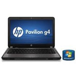 HP Pavilion g4-1016dx AMD Turion II Dual-Core 2.5GHz Notebook - 4GB RAM, 320GB HDD, 14 High-Definition LED, SuperMulti DVD, Wireless 802.11b/g/n, Webcam, Charcoal Gray - Refurbished - LF173UAR#ABA