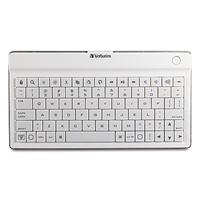 Verbatim Ultra-Slim Bluetooth Wireless Mobile Keyboard - White