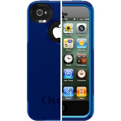 Otterbox Iphone 4S Commuter Series Case - Night Blue Pc / Ocean Slip Cover