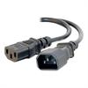 Cables To Go Computer Power Cord Extension - power extension cable (250 VAC) - 1 ft 29964