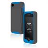 Incipio Stowaway Credit Card Case for iPhone 4/4S - Dark Gray/Blue