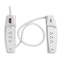 Fellowes 8 Outlet Split Surge Protector with Phone Protection