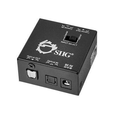 SIIG S/PDIF Coaxial/TOSLINK 2-Way Converter - coaxial/optical digital